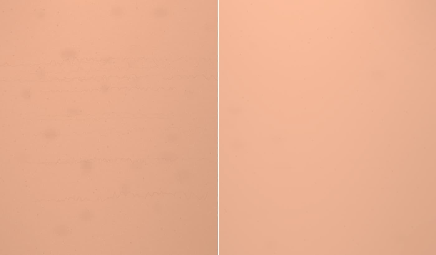 Theoretical before and after texture study for Mixed Signals